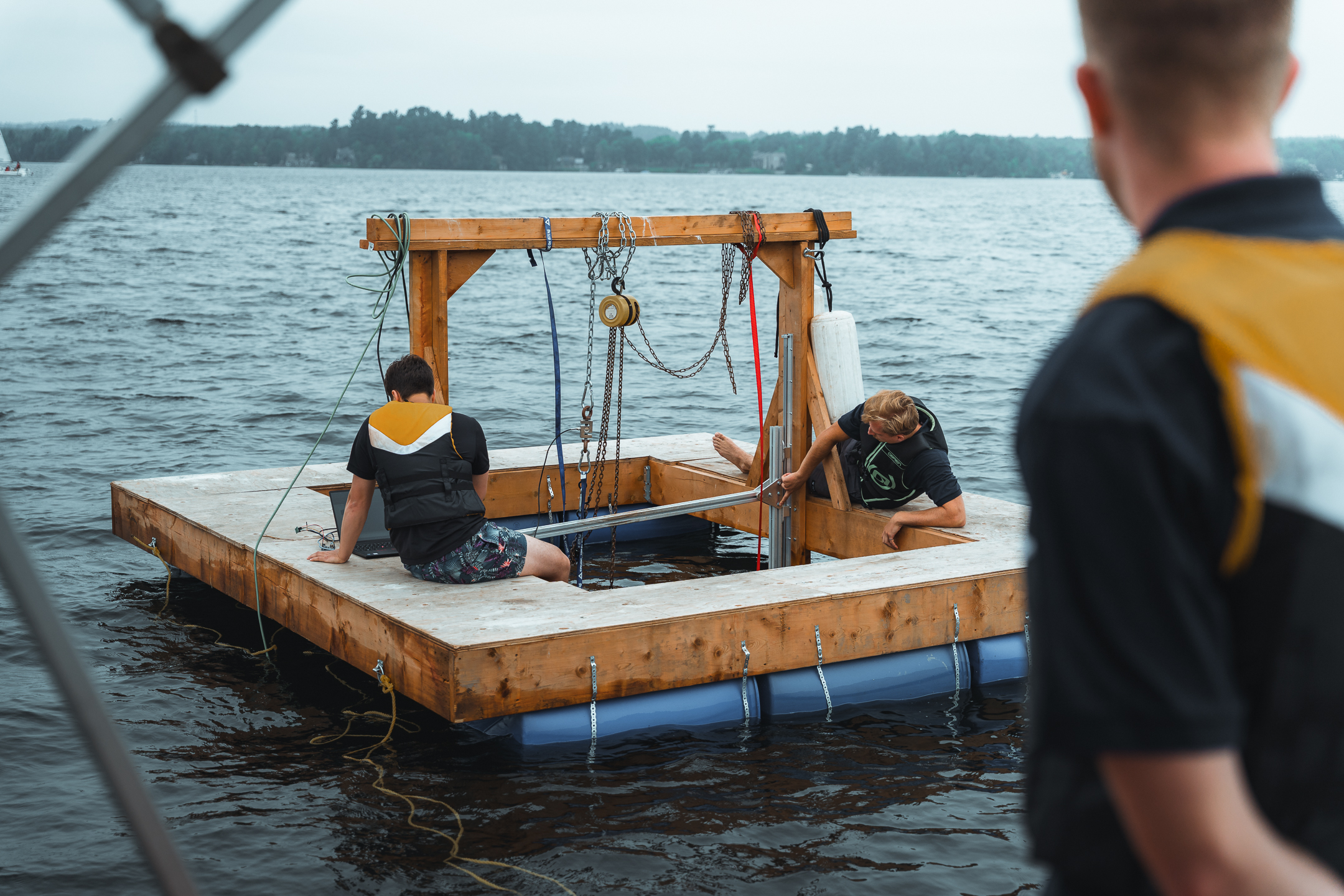 Lake test platform